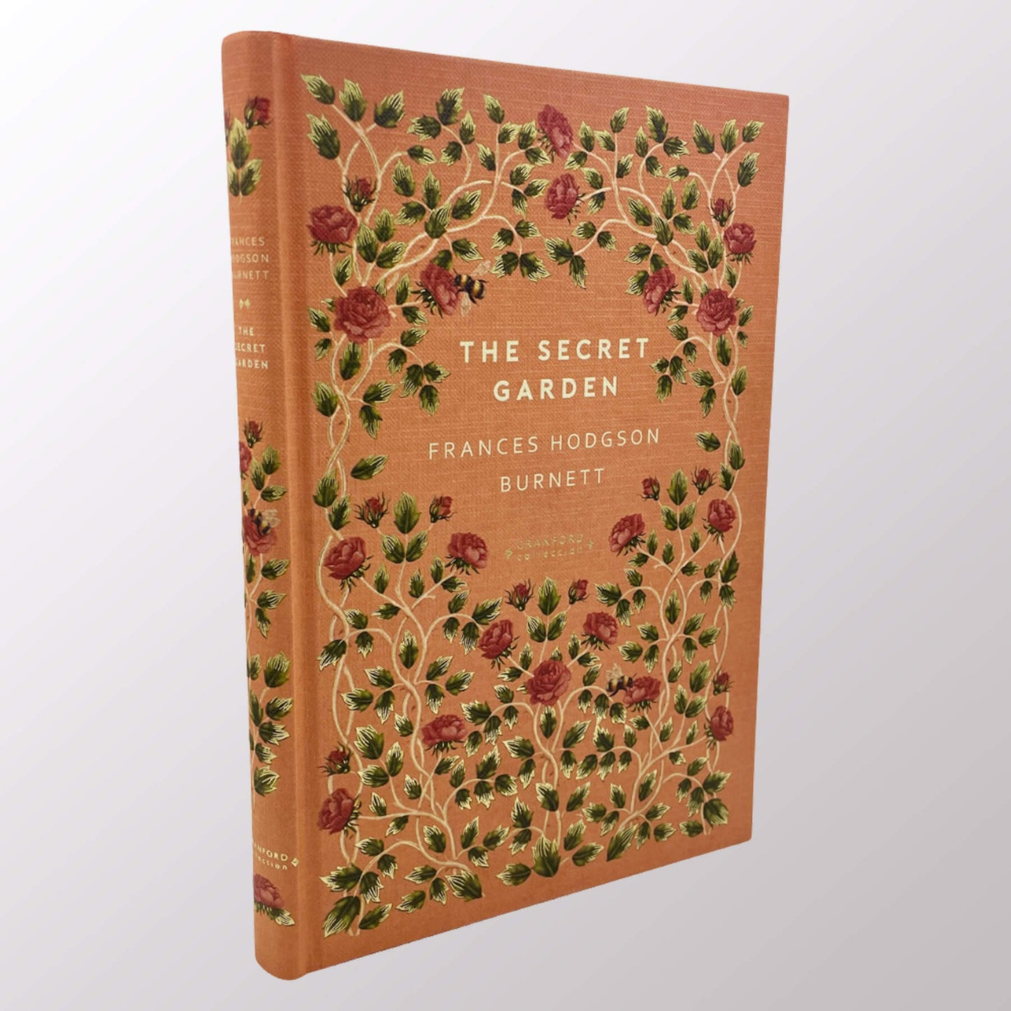 Books with Charm | The Secret Garden Hardback Book with Sterling Silver Rose Charm Necklace in a Gift Box | Free UK Delivery