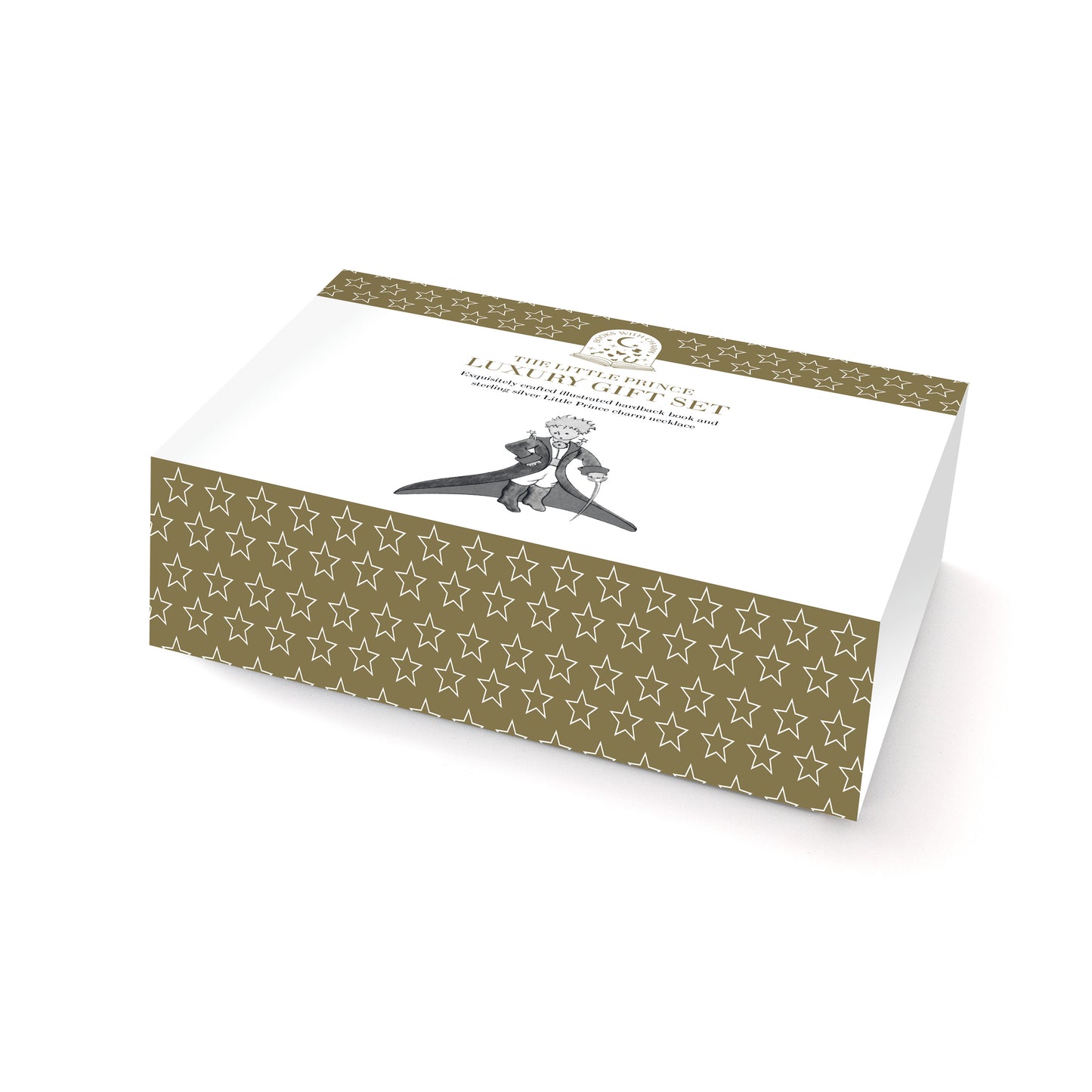 Books with Charm | The Little Prince Hardback Book with Sterling Silver Little Prince Charm Necklace in a Gift Box | Free UK Delivery