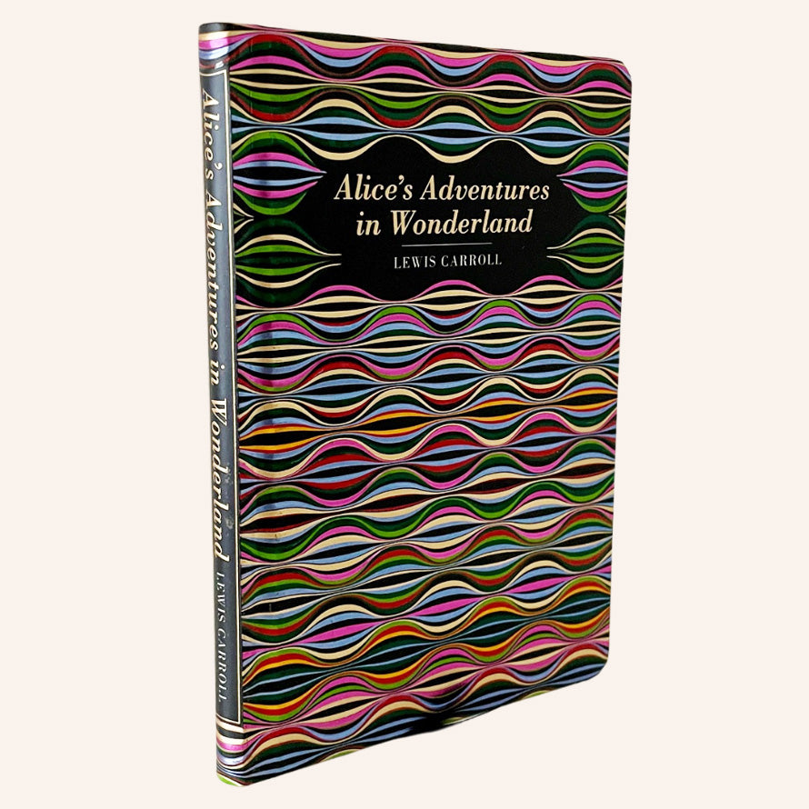 Books with Charm | Alice in Wonderland Hardback Book with Sterling Silver Alice Charm Necklace in a Gift Box | Free UK Delivery