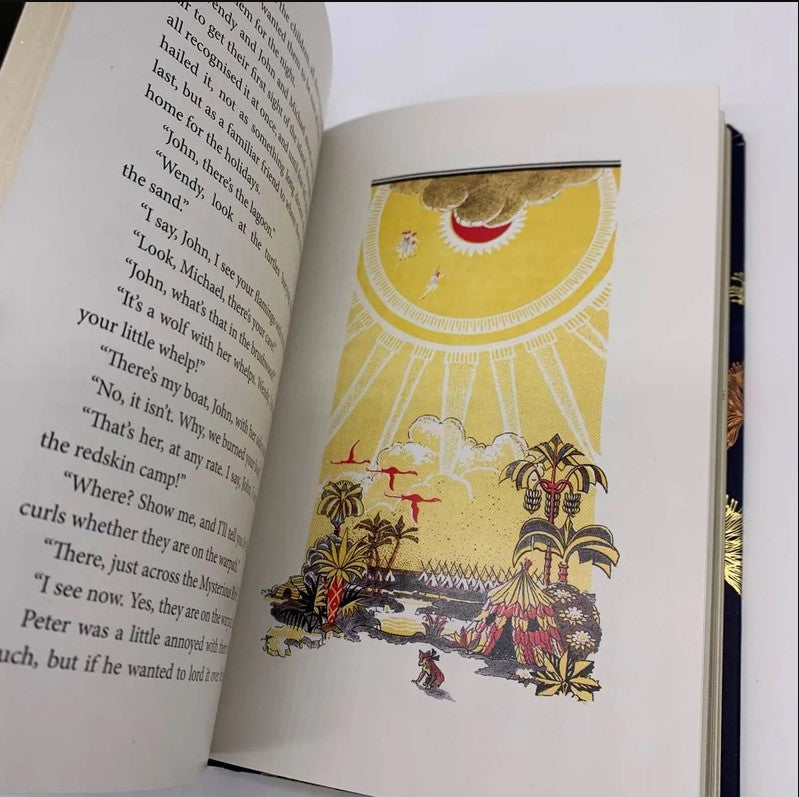Books with Charm | Peter Pan Hardback Book with Sterling Silver Tinkerbell Charm in Gift Box | Free UK Delivery