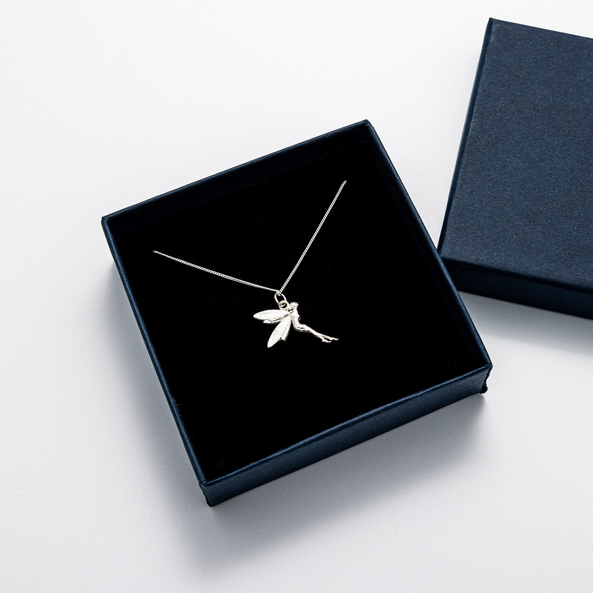 Books with Charm | Peter Pan Hardback Book with Sterling Silver Tinkerbell Charm in Gift Box | Free UK Delivery