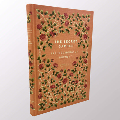 Books with Charm | The Secret Garden Hardback Book with Sterling Silver Rose Charm Necklace in a Gift Box | Free UK Delivery